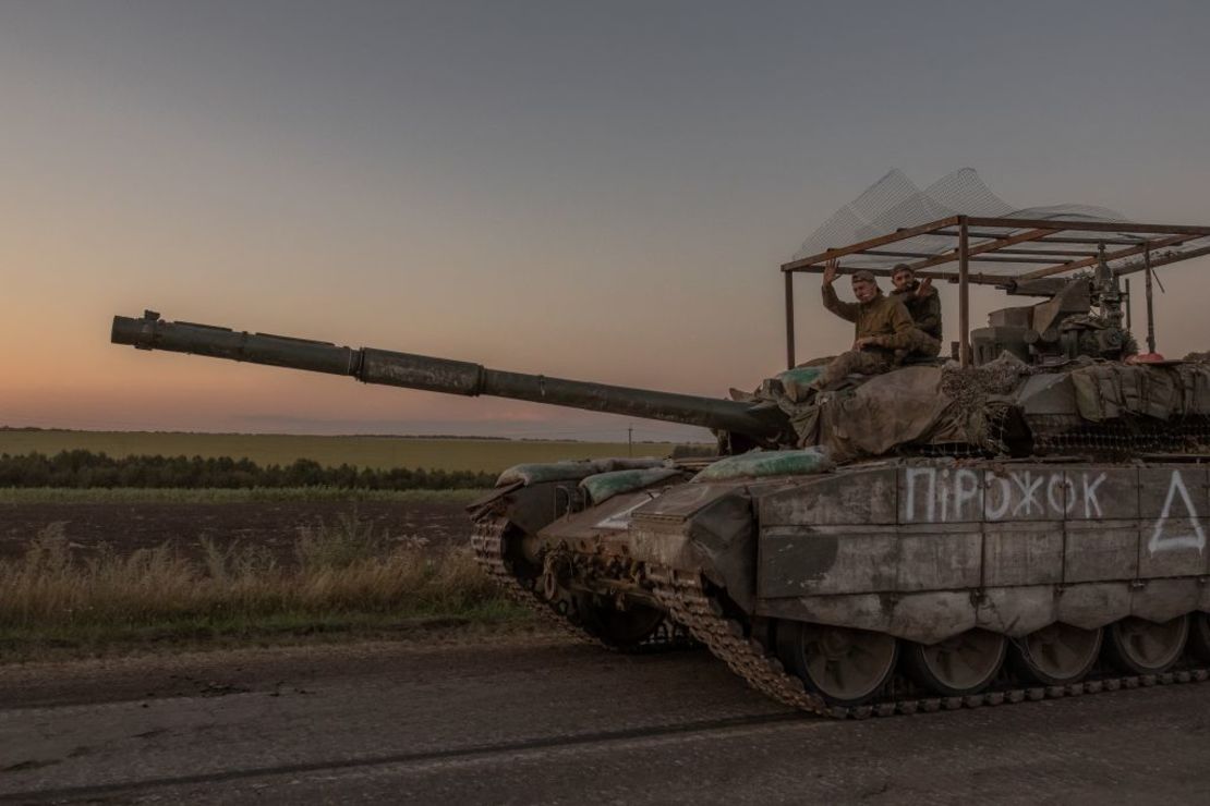 Un tanque ucraniano en la región de Sumy, el 14 de agosto de 2024.