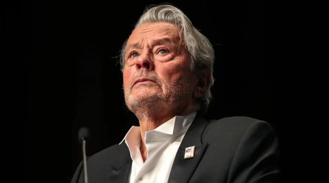 El actor francés Alain Delon, fotografiado en Cannes, sur de Francia, el 19 de mayo de 2019.