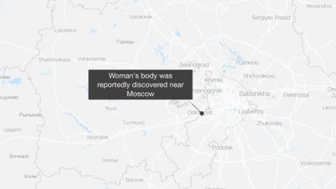 Encuentran el cuerpo de una mujer cerca de Moscú.