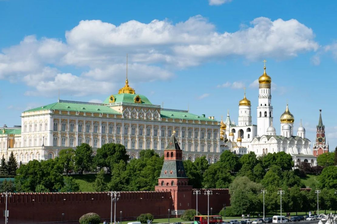 El Gran Palacio del Kremlin en Moscú, Rusia, el 19 de mayo de 2019. Crédito: Lorenzo Di Cola/NurPhoto/Getty Images.