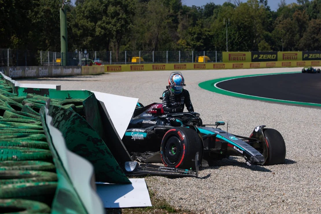 Antonelli se estrelló durante los entrenamientos previos al Gran Premio de Italia.