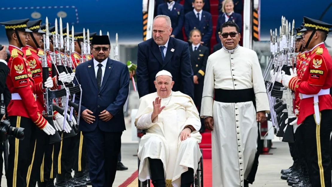 Indonesia is the first stop on a marathon 12-day tour for Pope Francis.