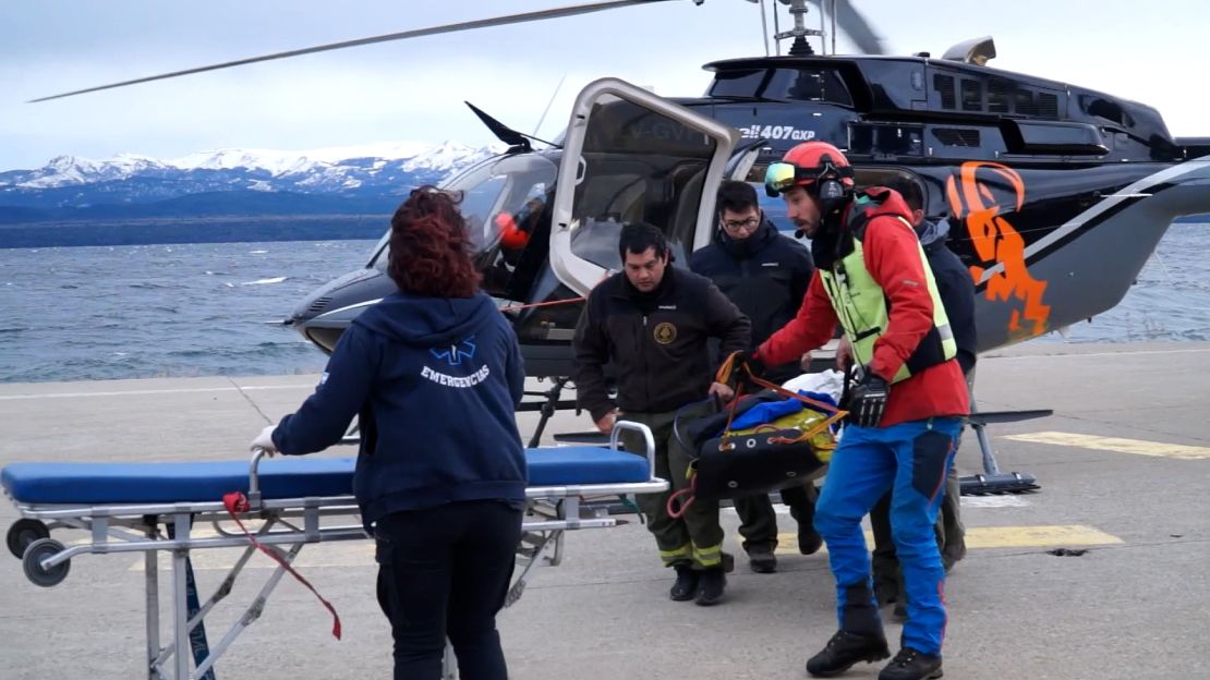 Rescate en Bariloche, Argentina.