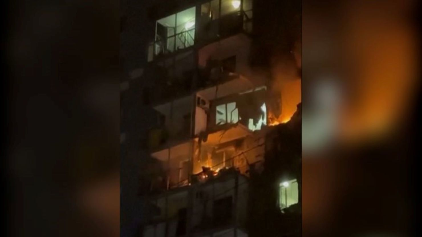 Daños causados por el ataque de drones ucranianos a la región de Moscú el 10 de septiembre de 2024.