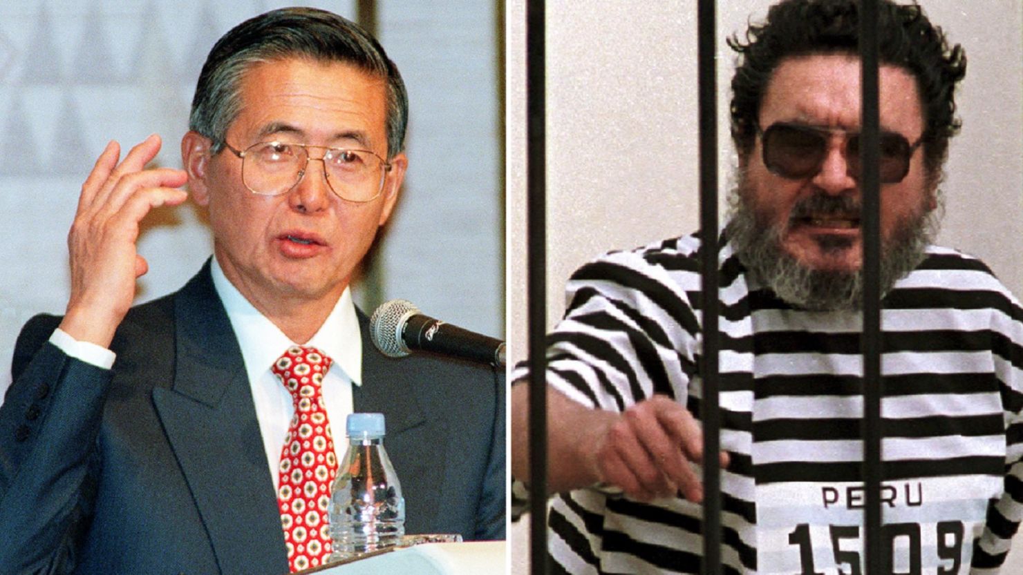 Alberto Fujimori y Abimael Guzmán