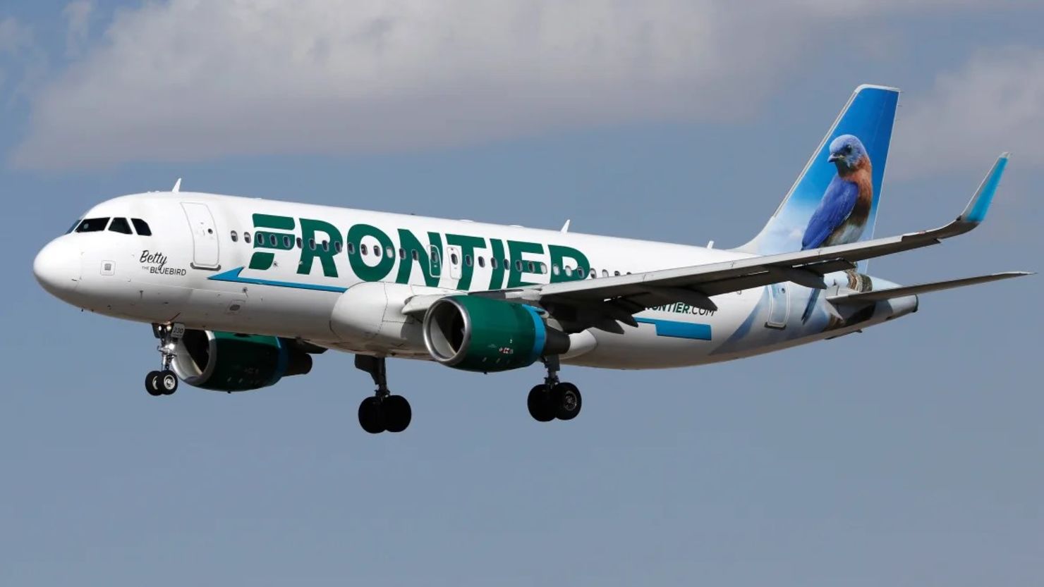 Un avión de Frontier Airlines se desploma el 15 de febrero de 2022.