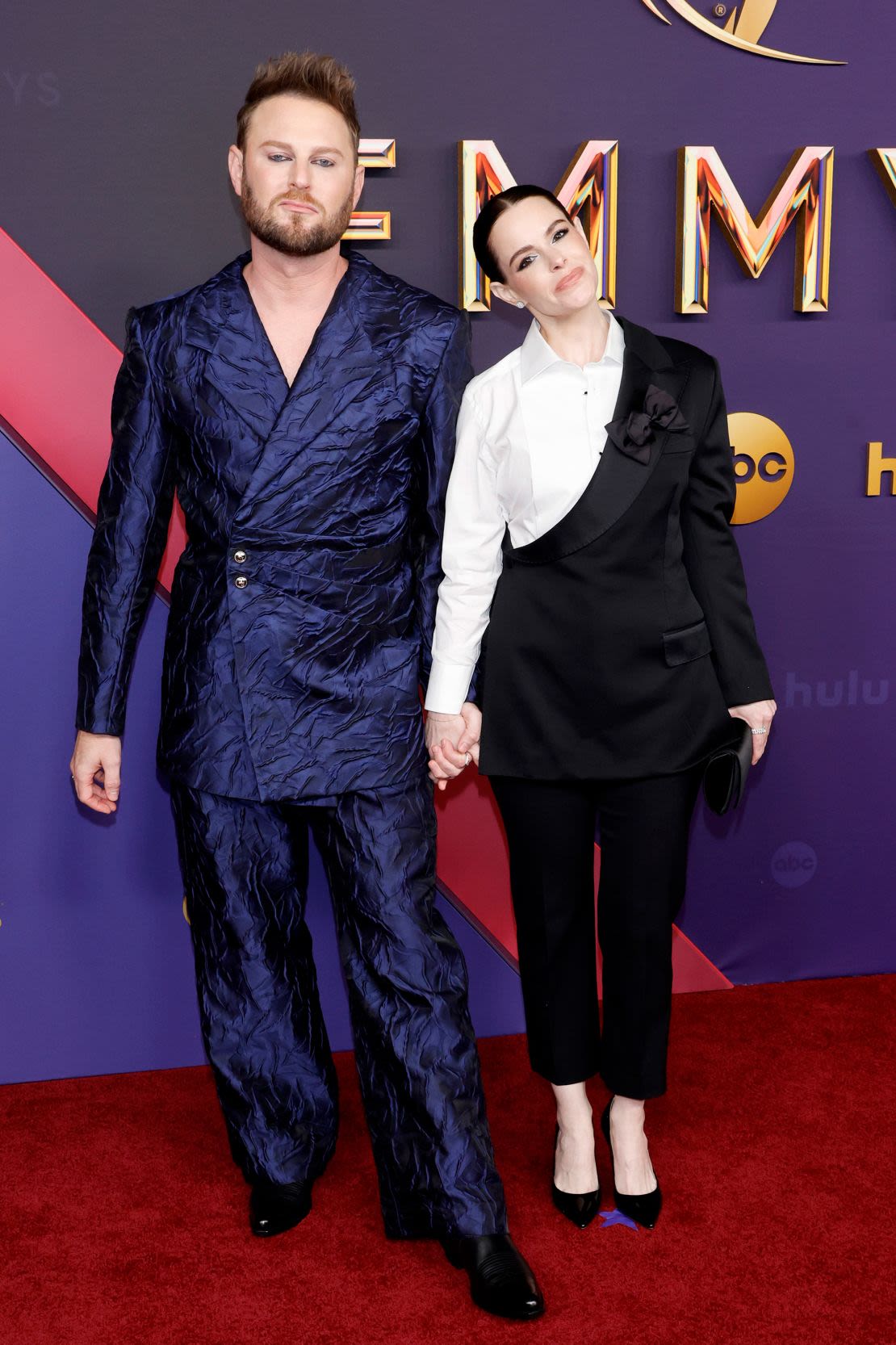 Bobby Berk y Emily Hampshire. Frazer Harrison/Getty Images.