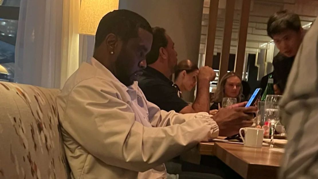 Sean "Diddy" Combs fue visto cenando en Nueva York el viernes 13 de septiembre.