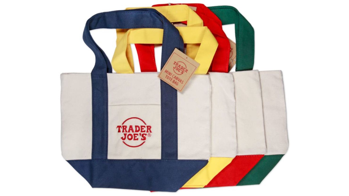 Una mini bolsa de Trader Joe's en Palmyra, Nueva Jersey. Ha causado furor en las redes sociales, hasta el punto de que los revendedores se están aprovechando del revuelo.
