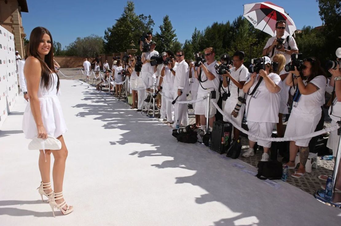 Khloe Kardashian en una fiesta de Combs White en 2009. Crédito: Chris Weeks/Getty Images.