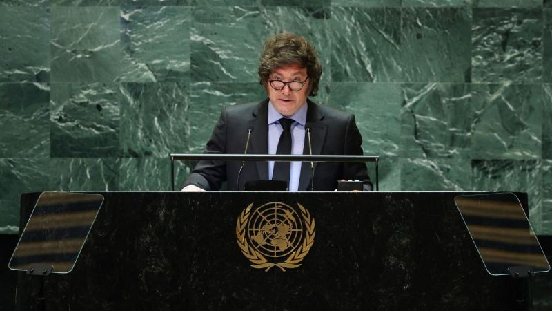 Milei criticizes the UN at the General Assembly for violating national sovereignty.