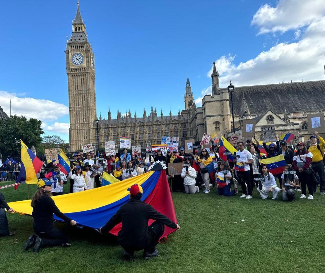 Manifestación de venezolanos en Londres