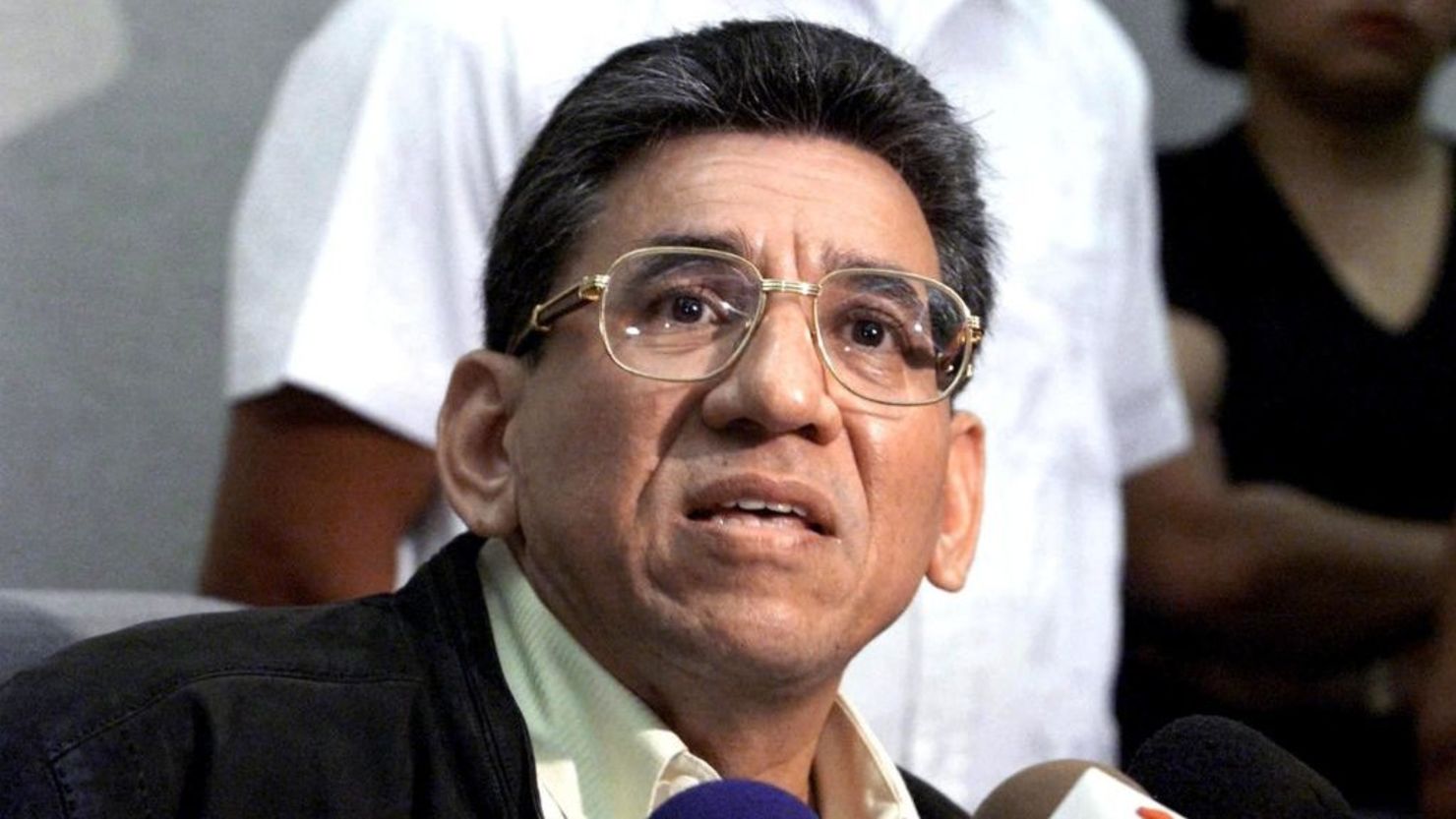 El general retirado Humberto Ortega fotografiado en conferencia de prensa el 18 de diciembre de 2000. Miguel Álvarez/AFP/Getty Images.