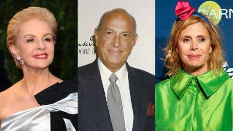 Carolina Herrera, Óscar de la Renta y Ágatha Ruiz de la Prada
