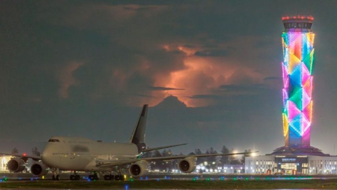 Aeropuerto Internacional Felipe Ángeles (AIFA), en el municipio de Zumpango, Estado de México, en México.