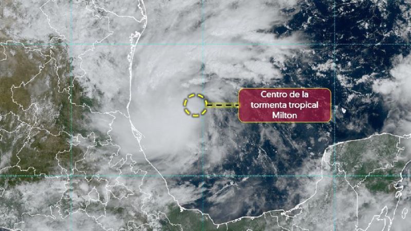 According to the NHC, Tropical Storm Milton may intensify rapidly and become a Category 3 hurricane