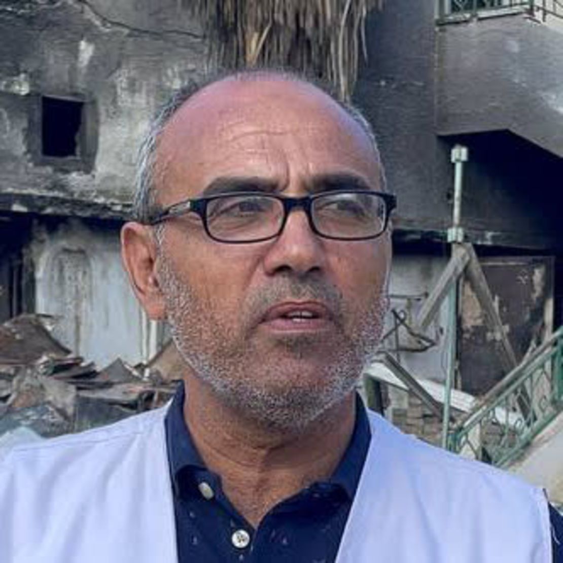 Dr. Marwan Abu Sa'ada, director general del Hospital Al-Shifa de la Ciudad de Gaza