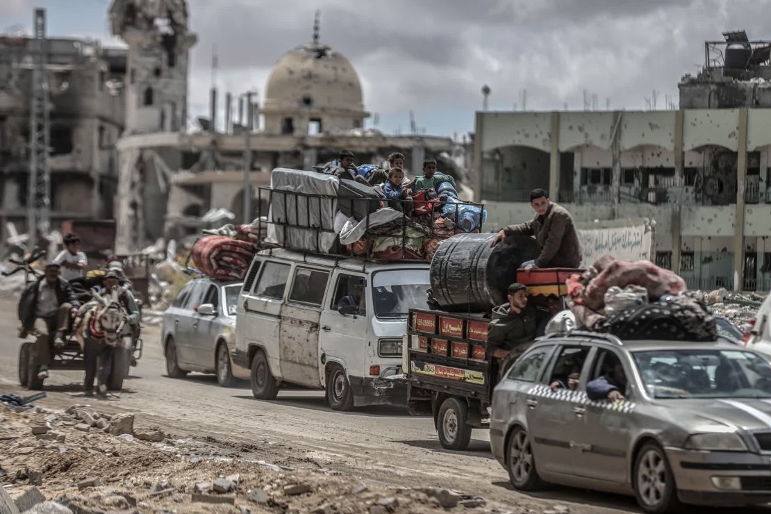 En septiembre había 1,8 millones de personas en el sur de Gaza, la mayoría de ellas desplazadas por la fuerza, según la ONU. Crédito: Ali Jadallah/Anadolu/Getty Images