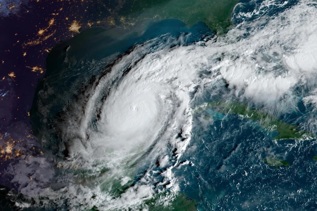 El huracán Milton se ve en una fotografía satelital el martes 8 de octubre.