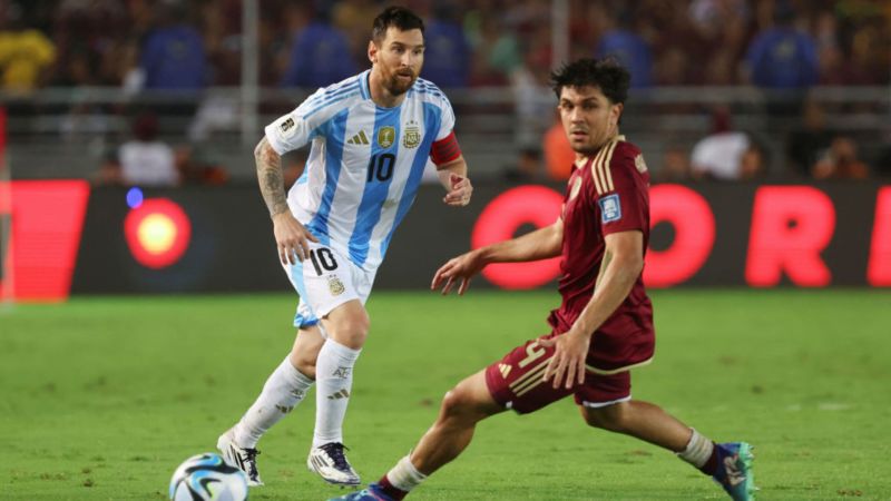 Argentina draws with Venezuela and remains the leader in South American qualifiers