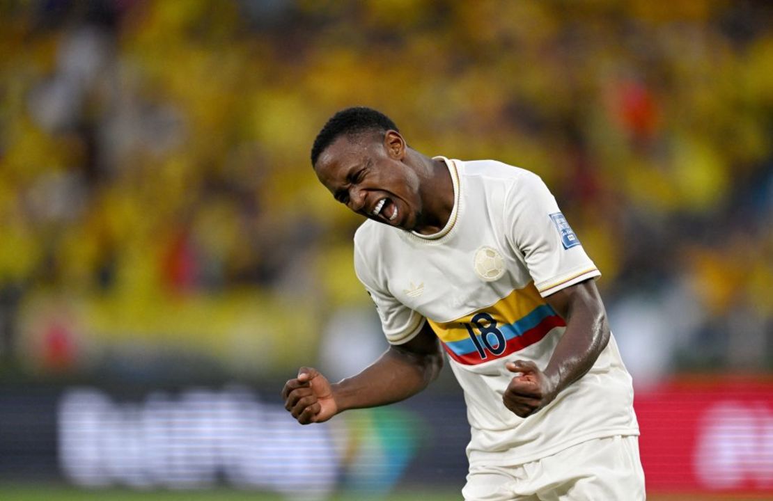 Luis Sinisterra cerró una tarde gloriosa en el Barranquilla. Crédito: RAUL ARBOLEDA/AFP via Getty Images