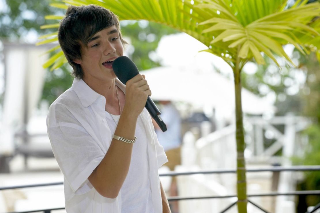 Liam Payne actúa en la versión británica de "The X Factor" en Barbados en 2008. (Foto: Fremantle Media/Shutterstock).