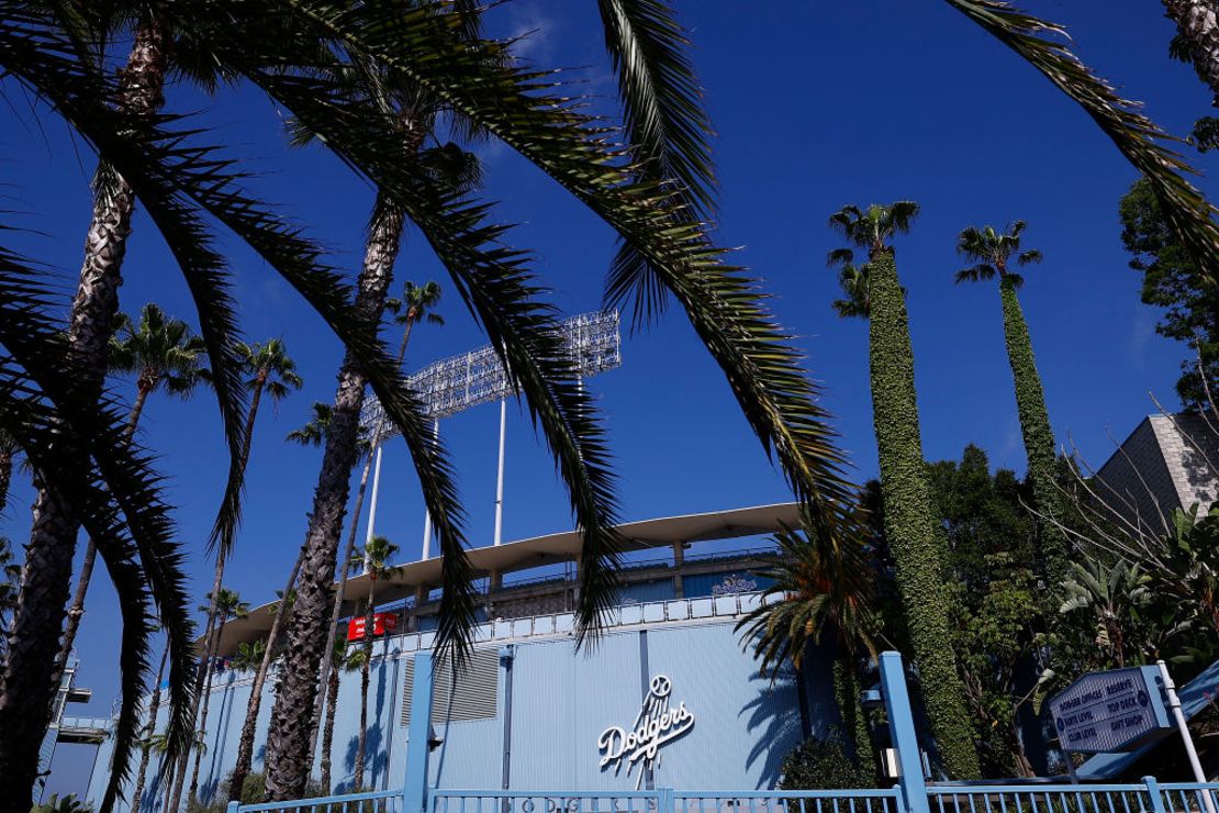 Vista general del Dodger Stadium el 18 de mayo de 2024 en Los Ángeles, California. Crédito: Ronald Martinez/Getty Images