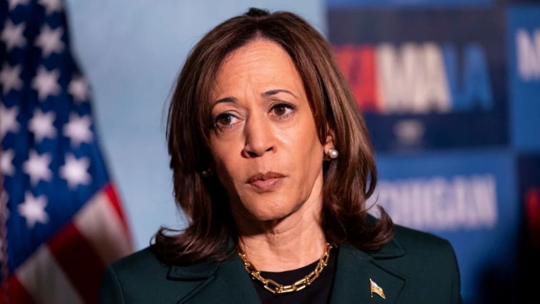 La vicepresidenta Kamala Harris en Royal Oak, Michigan, el 21 de octubre de 2024.