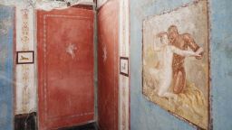 Descubrieron en Pompeya una pequeña casa adornada con frescos elaborados (y a veces eróticos). Parque arqueológico de Pompeya