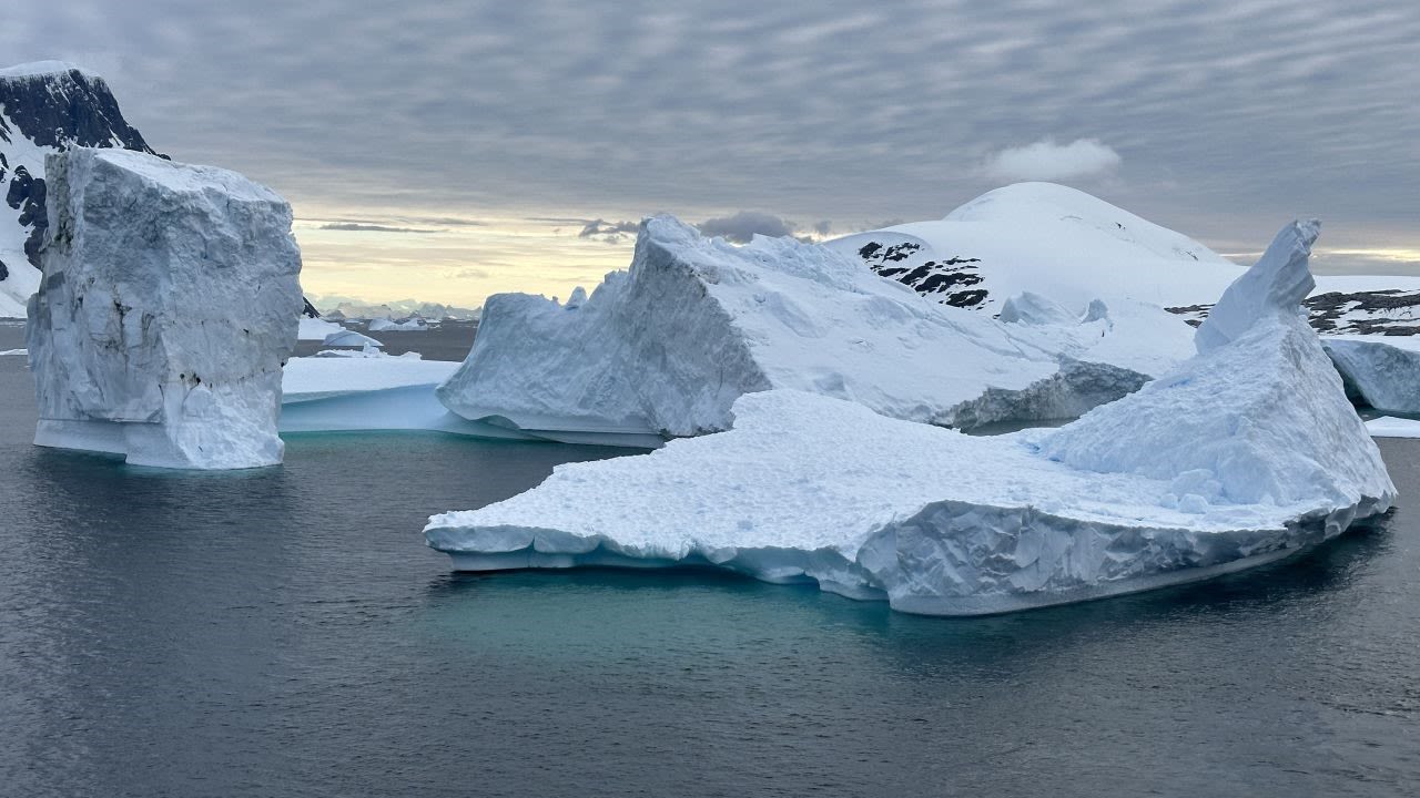 Los majestuosos icebergs, muchos de ellos formados por glaciares de decenas de millones de años de antigüedad, son una de las principales atracciones de la Antártida. Crédito: Jason Evans