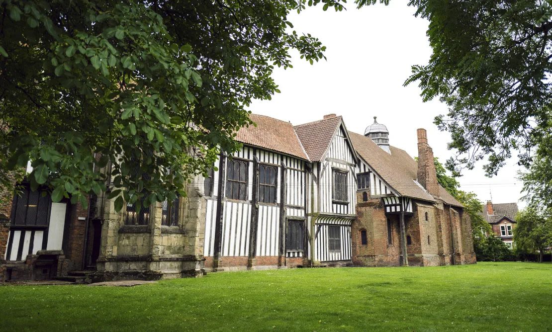 Gainsborough Old Hall en Lincolnshire donde se descubrieron las marcas.