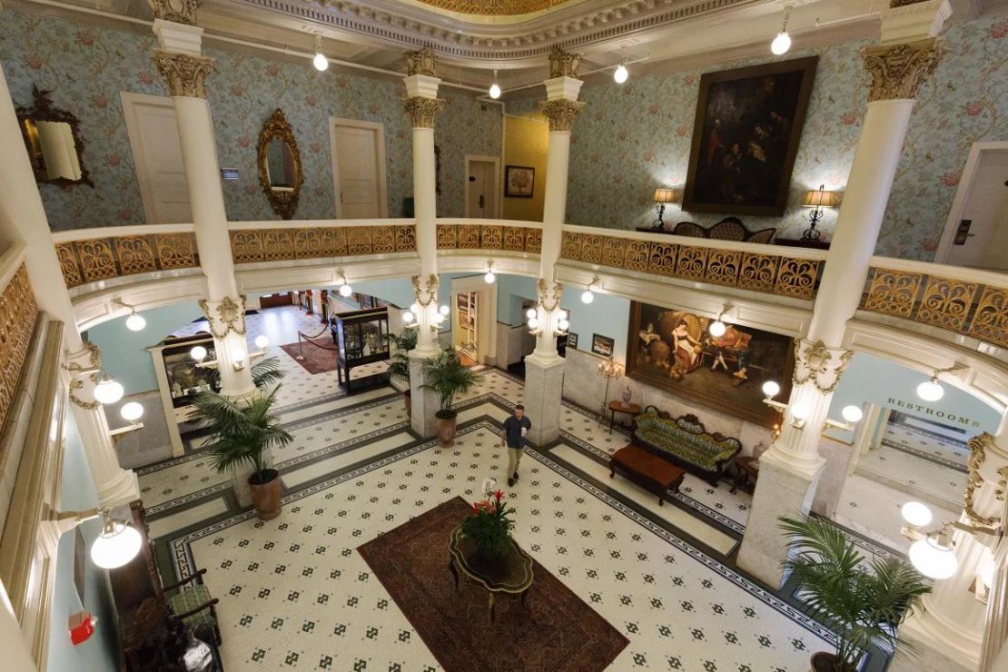 Se dice que en el Hotel Menger de San Antonio, Texas, residen varios fantasmas.Crédito: Kumar Sriskandan/Alamy Stock Photo.