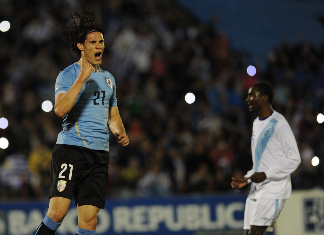 El uruguayo Edinson Cavani.