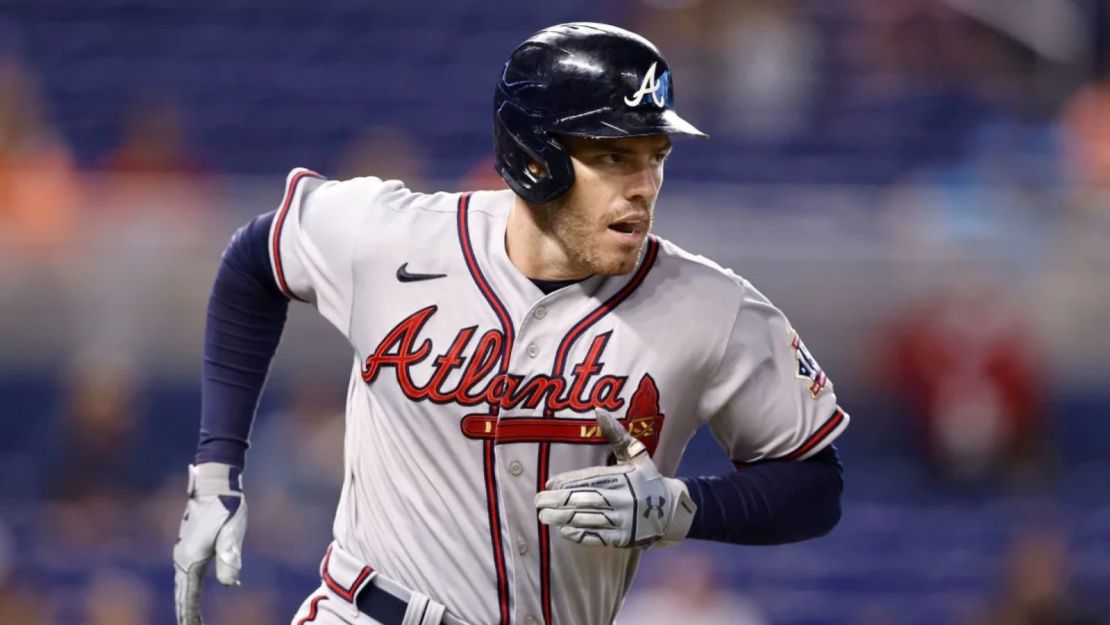 Freeman con los Atlanta Braves en 2021.