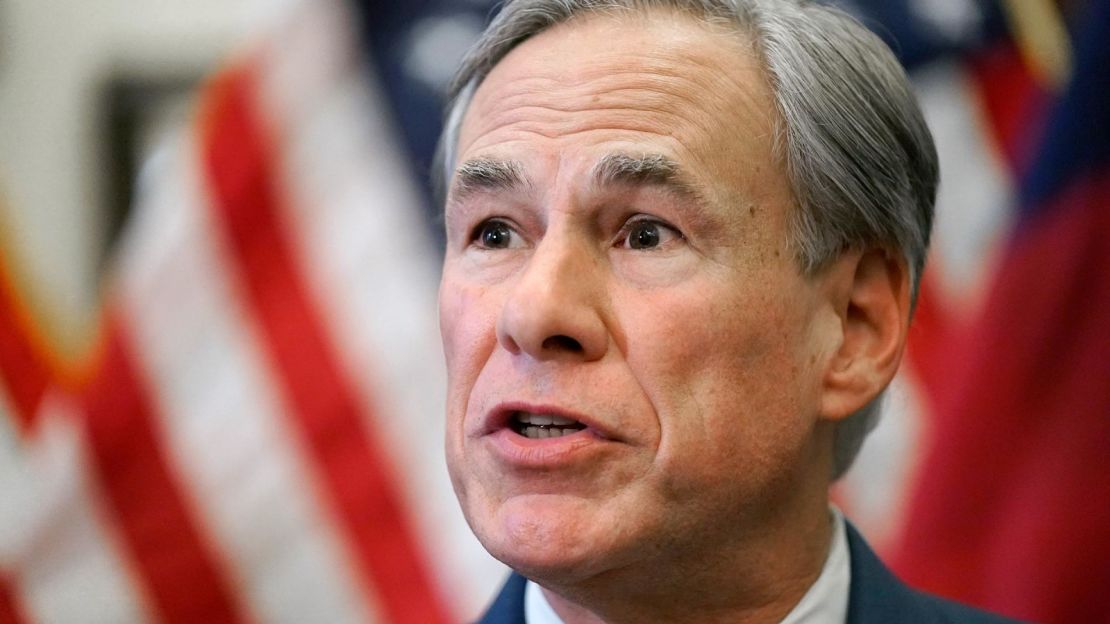 El gobernador de Texas Greg Abbott.