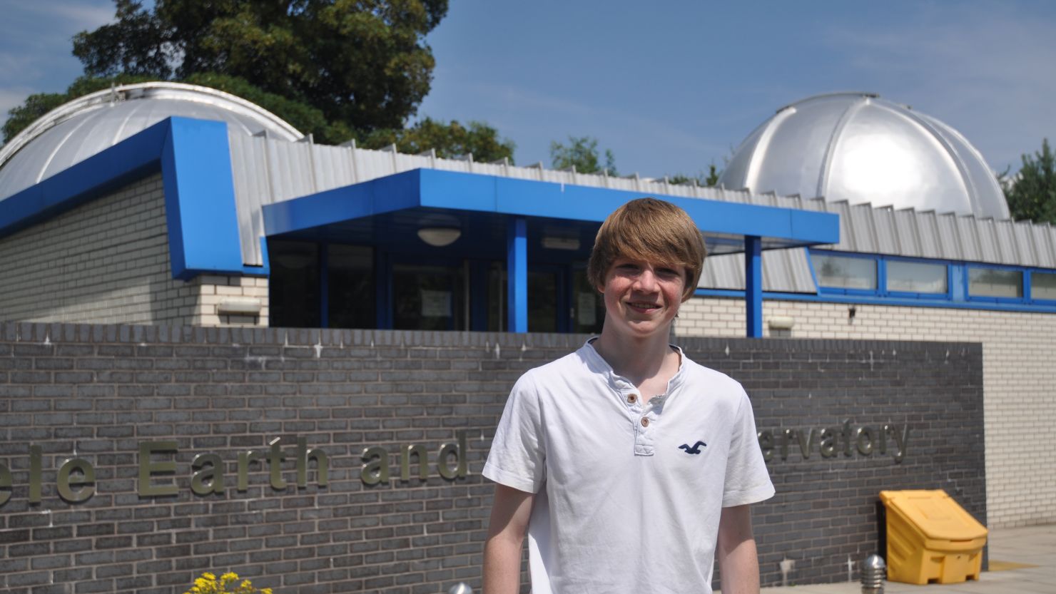 Tom Wagg era becario en el observatorio de la institución educativa cuando descubrió el nuevo plantea (Universidad de Keele).