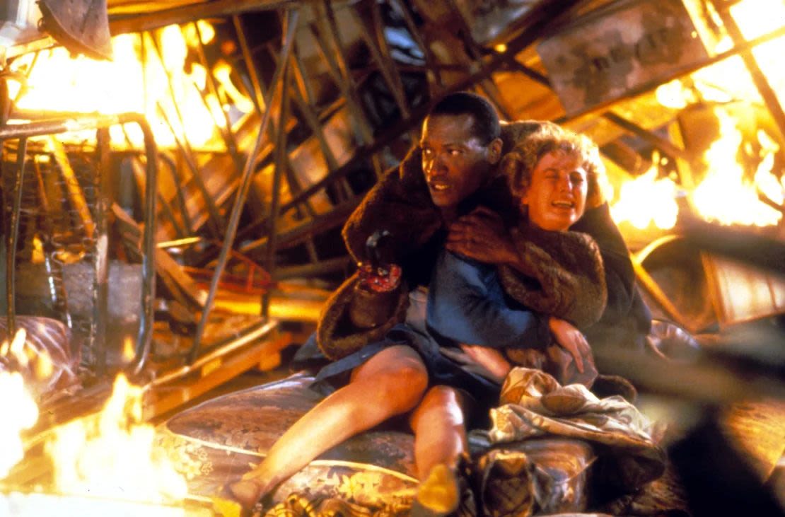 Tony Todd y Virginia Madsen en "Candyman" de 1992.