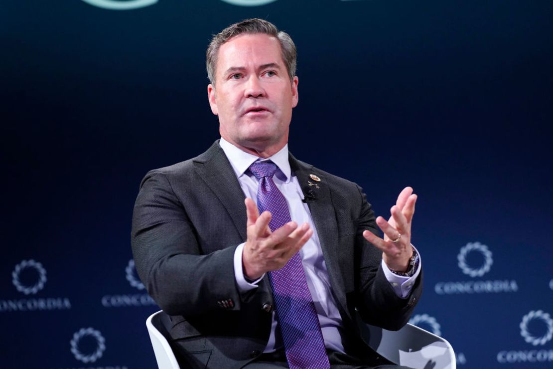 Mike Waltz, miembro de la Cámara de Representantes de Estados Unidos, en la Cumbre Anual Concordia 2024 en el Sheraton New York Times Square el 23 de septiembre de 2024