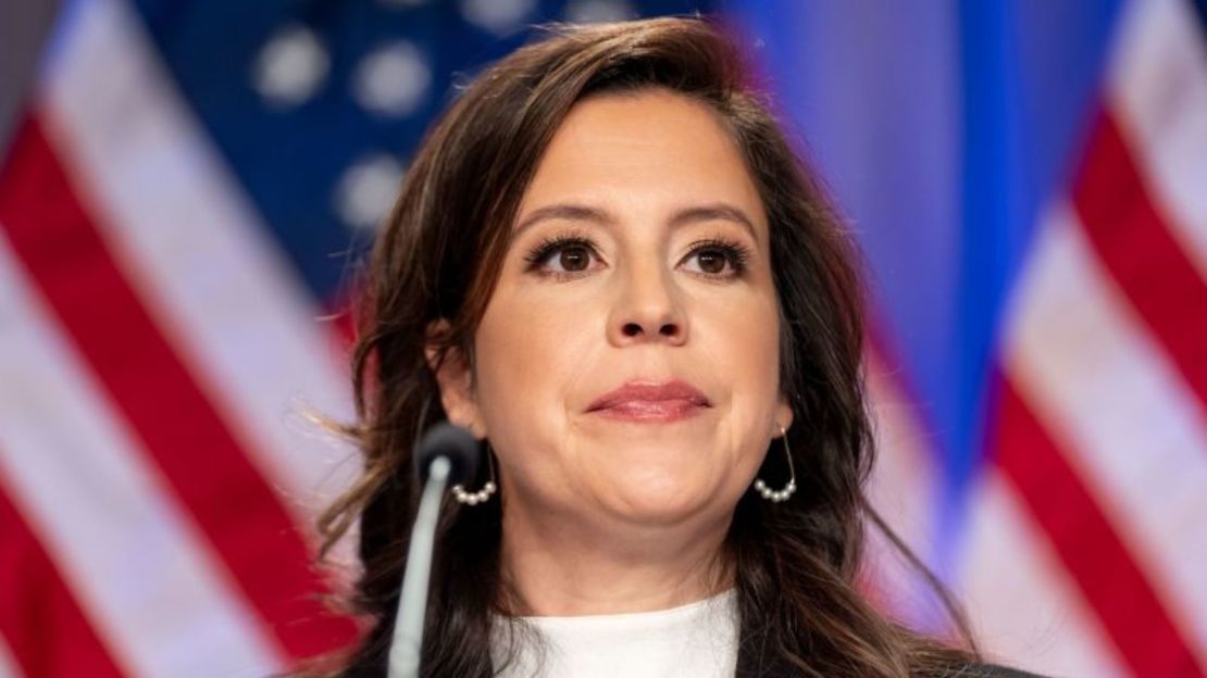 La representante Elise Stefanik en una reunión de la conferencia del Partido Republicano de la Cámara el 13 de noviembre de 2024, en Washington.