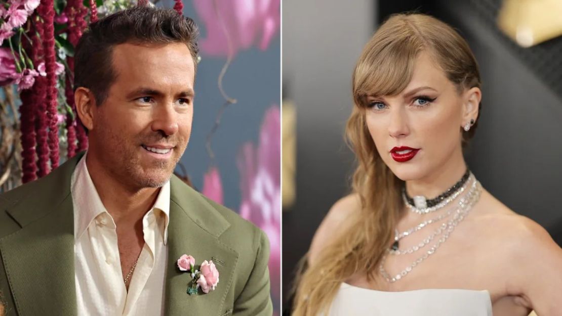 Ryan Reynolds y Taylor Swift. (Foto:Getty Images).