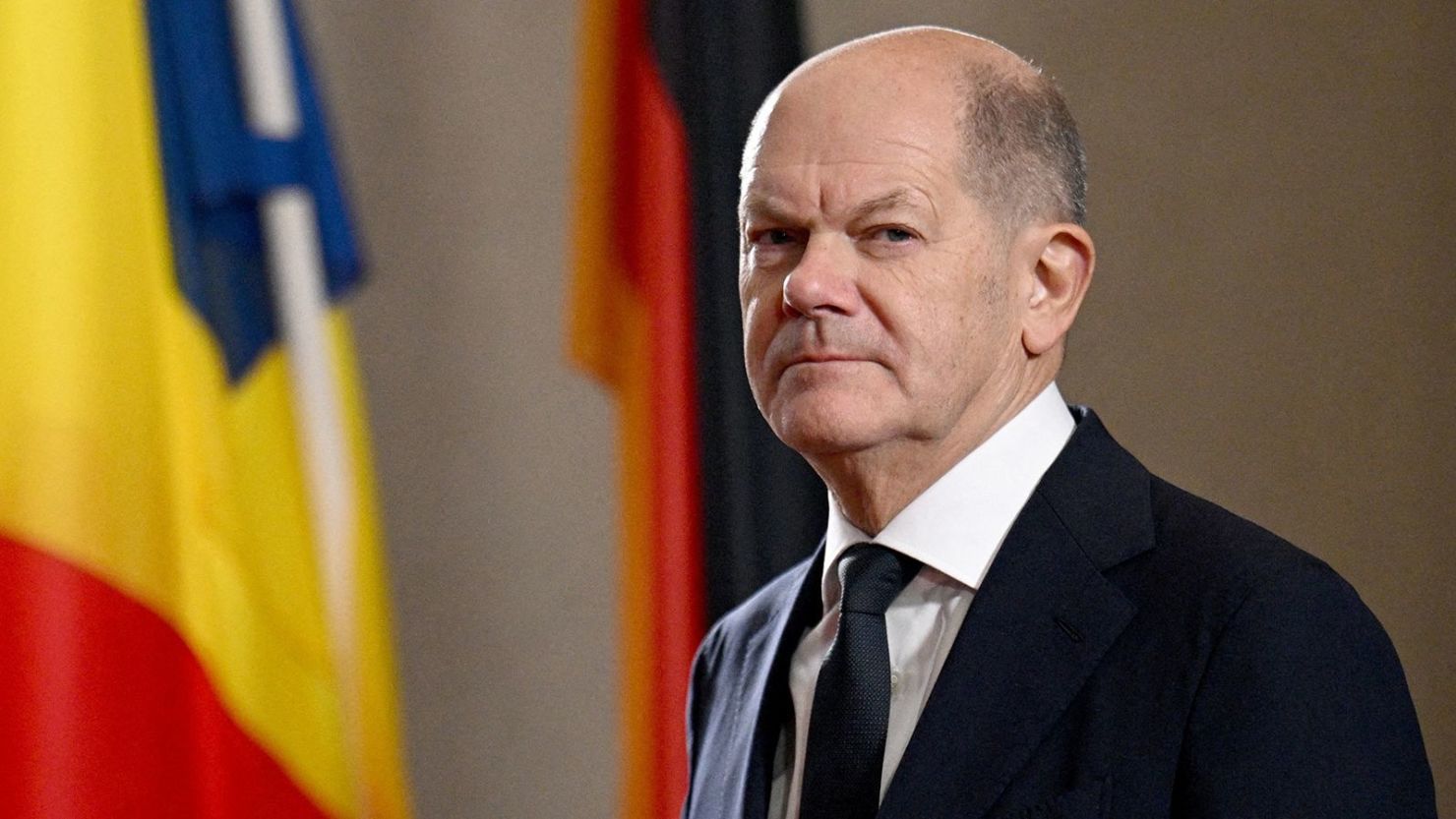 El canciller alemán Olaf Scholz es fotografiado en la Cancillería de Berlín, Alemania, el 15 de noviembre de 2024.