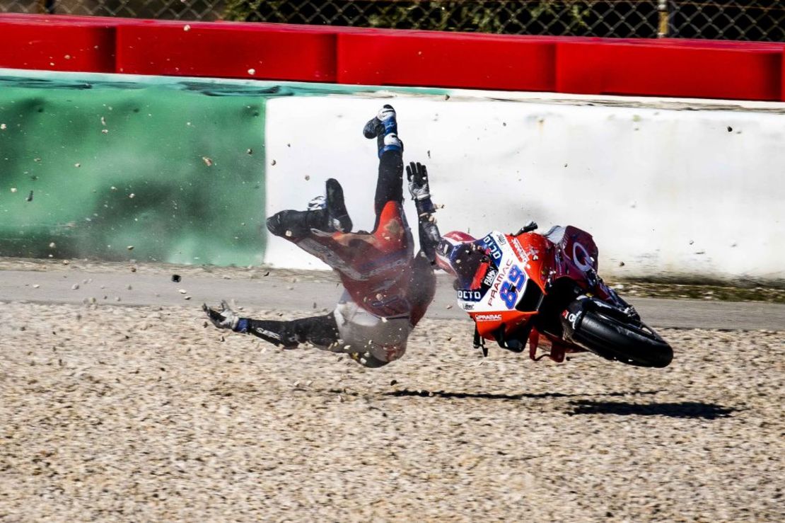 Martín sufrió una fuerte caída en Portugal hace tres años. Crédito: Prima Pramac Racing