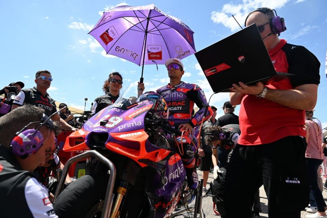 Jorge Martín ha ganado tres carreras esta temporada de MotoGP. Crédito: Jonathan Hawkins/CNN