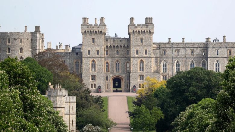 Los ladrones irrumpieron en los terrenos del Castillo de Windsor, fotografiados aquí en mayo de 2020, y se llevaron un quad y una camioneta. Crédito: Chris Jackson/Getty Images.