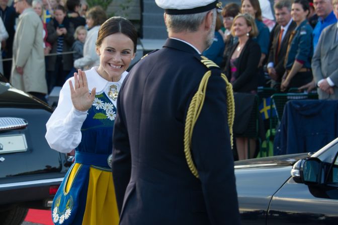 Sofía Hellqvist durante las celebraciones nacionales en 2014. Foto: Ivan Da Silva/Getty Images