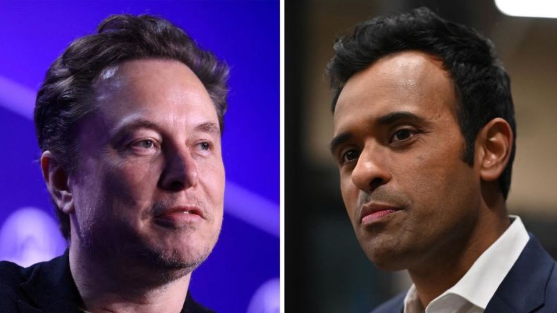 Elon Musk y Vivek Ramaswamy quieren recortar las regulaciones federales a través del recién propuesto "Departamento de Eficiencia Gubernamental".