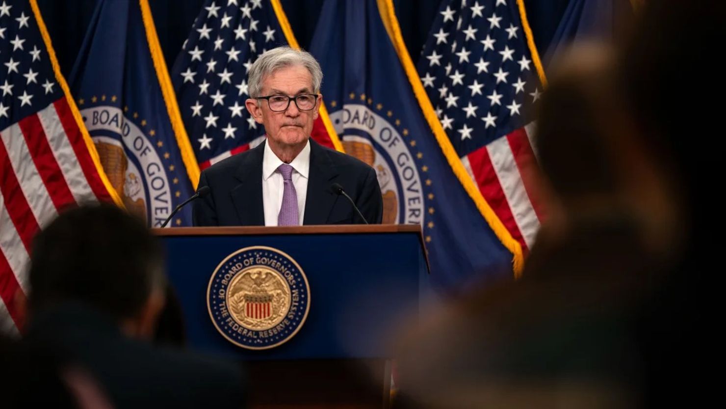 Junta de la Reserva Federal El presidente de la Reserva Federal, Jerome Powell, habla durante una conferencia de prensa después de una reunión del Comité Federal de Mercado Abierto en Washington el 7 de noviembre de 2024 en Washington, DC.