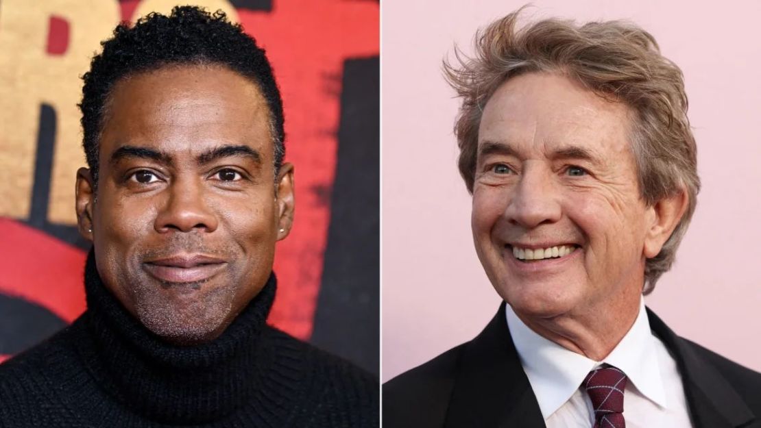 Chris Rock y Martin Short. Crédito: Getty Images/Reuters.