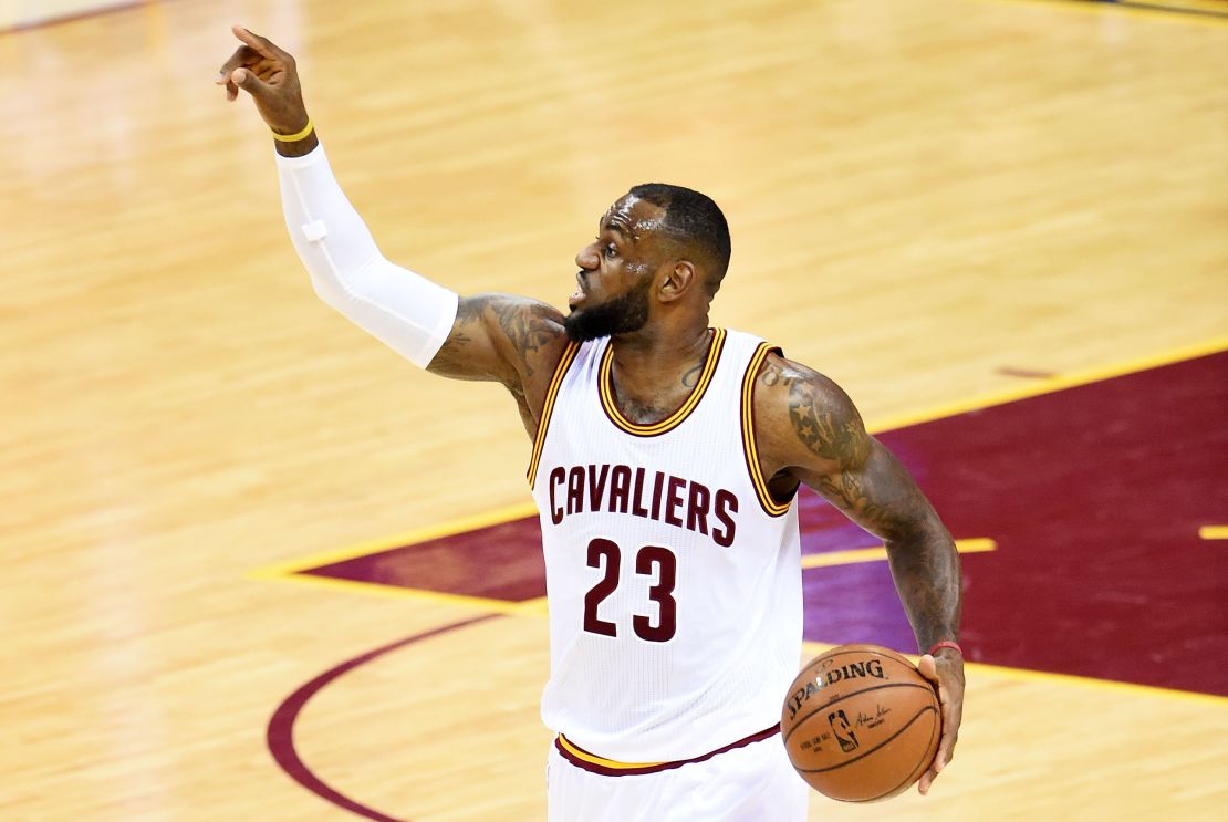 LeBron James, la estrella de los Cavaliers de Cleveland.