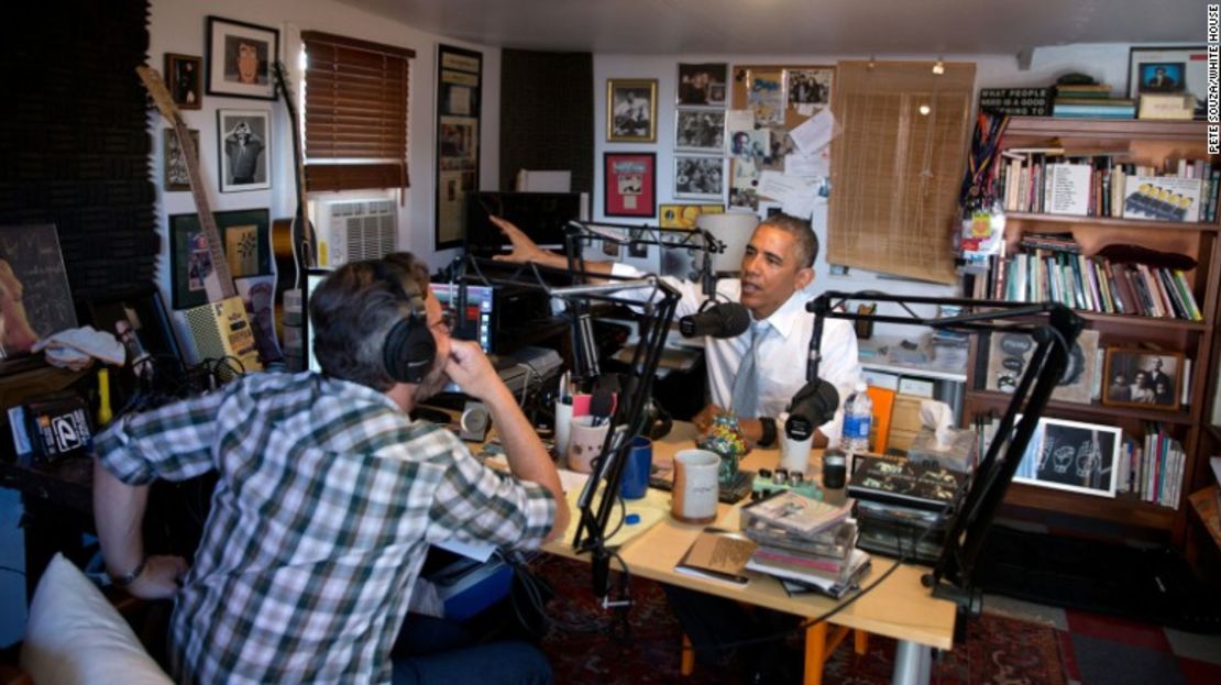 El presidente Barack Obama habló con el comediante Marc Maron, conductor del podcast “WTF with Marc Maron”